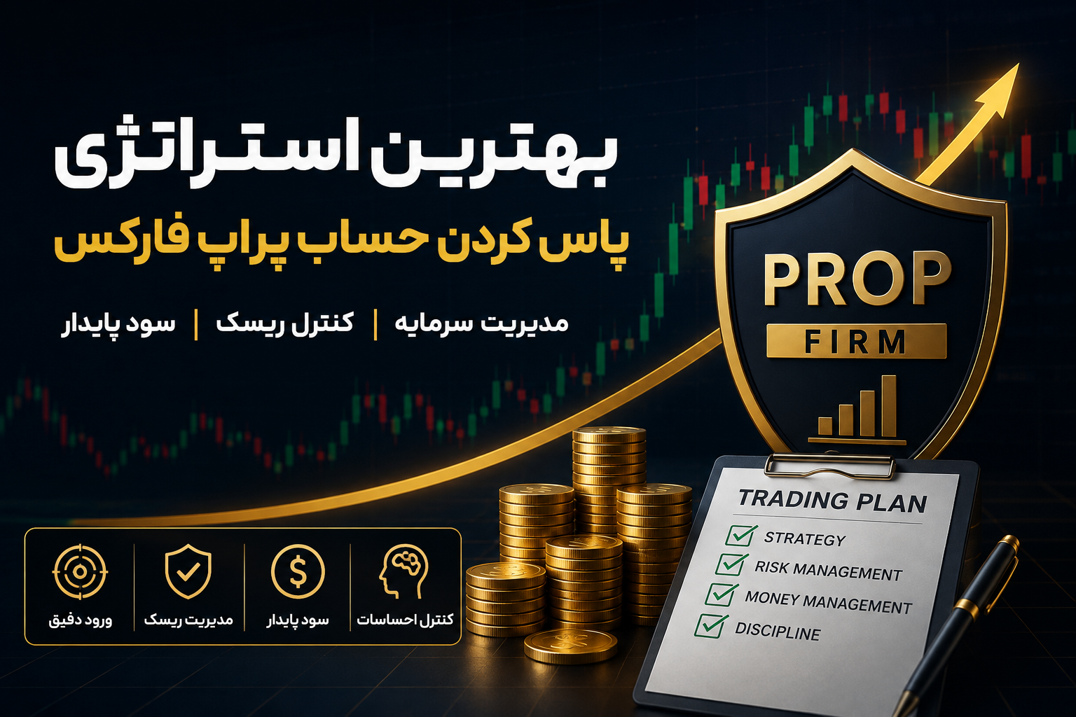 بهترین استراتژی پاس کردن حساب پراپ فارکس